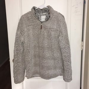 Thread and supply Sherpa pullover